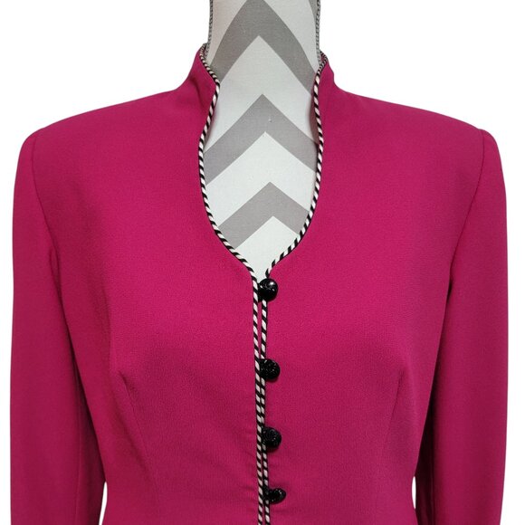 VTG Mary McFadden Skirt Suit Jacket Sz 10 Church Wedding Special Event *READ* - Picture 3 of 16